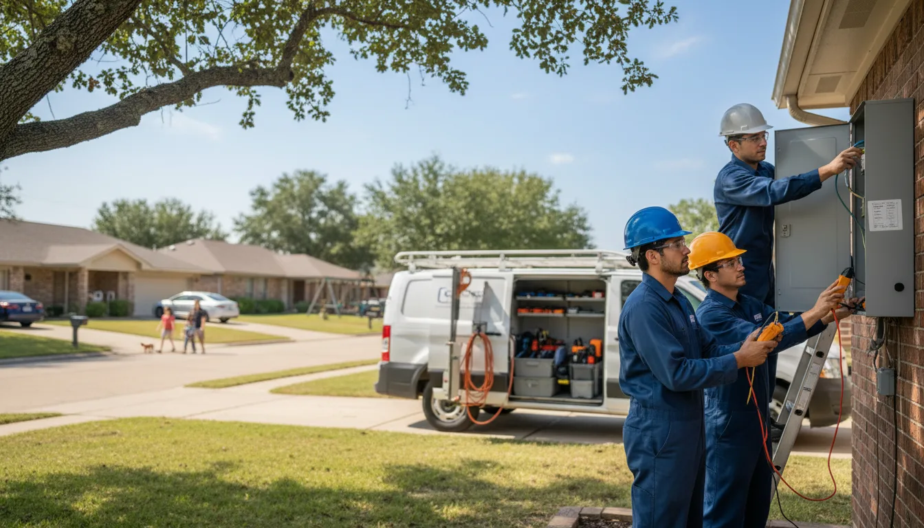 Certified electrician providing emergency electrical services in Bucyrus, KS
